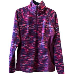 Columbia Women's Multicolor Fleece Jacket size Large